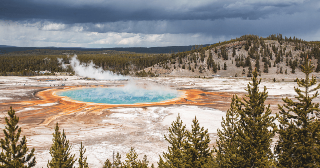 visiting yellowstone in march