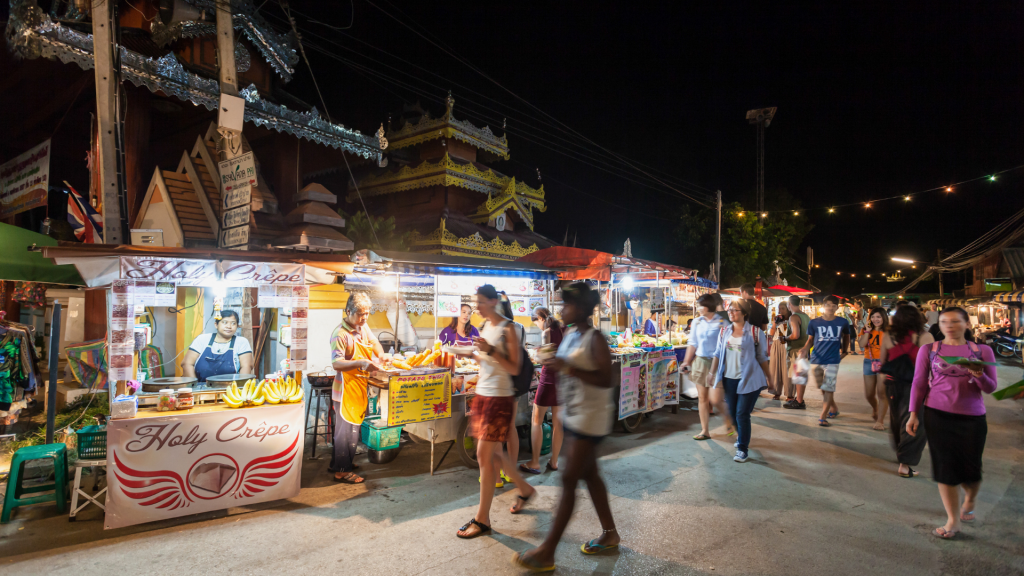 LA thai street market