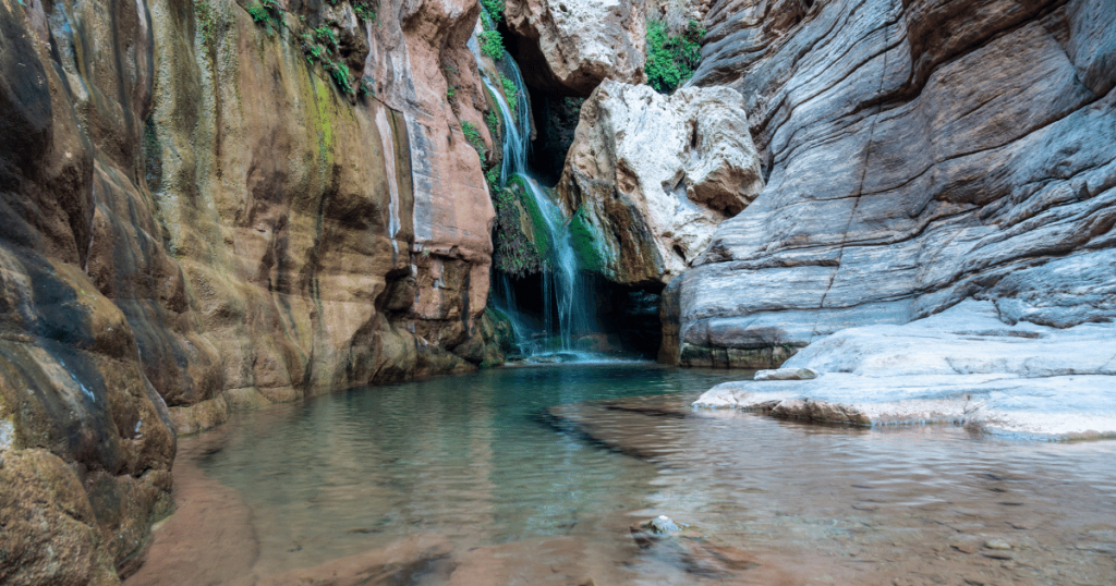 hidden waterfall grand canyon 