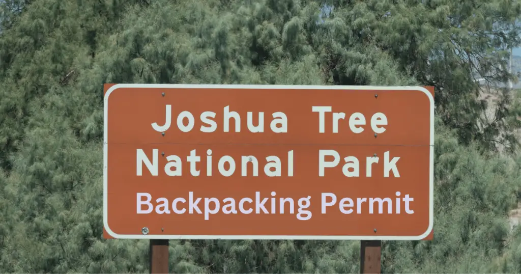 joshua tree backpacking permit