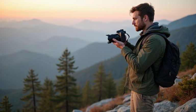 early morning views in Great Smoky Mountains National Park
